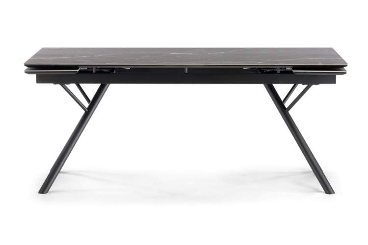 Керамический стол Ворен 180(240)x90 nero markina / черный-8