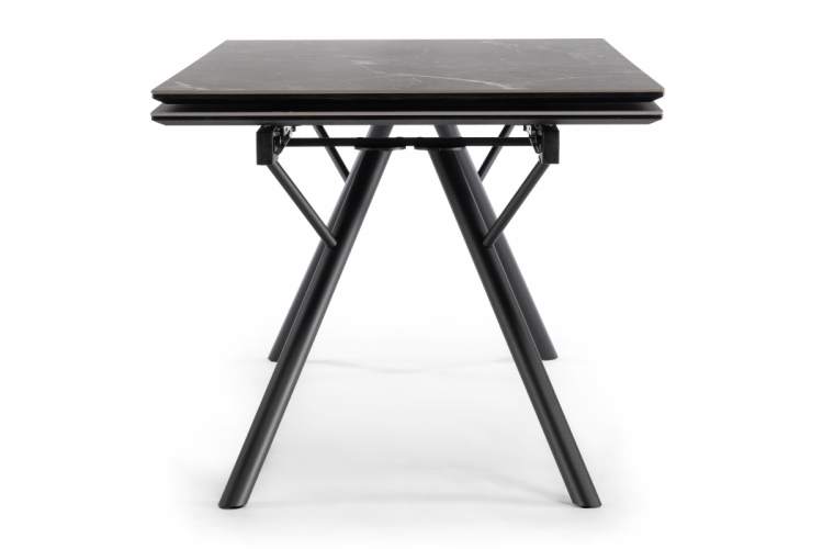 Керамический стол Ворен 180(240)x90 nero markina / черный-9