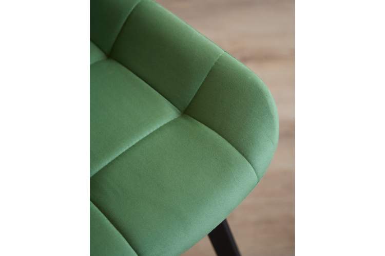 Стул на металлокаркасе Челси П фисташковый (zd 651) / черный-7