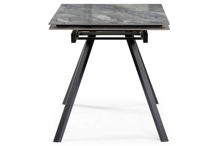 Керамический стол Морсби 140(200)х80х80 оробико / черный-4