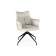 Стул на металлокаркасе Kaser 360 крутящийся ivory / black