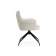 Стул на металлокаркасе Kaser 360 крутящийся ivory / black