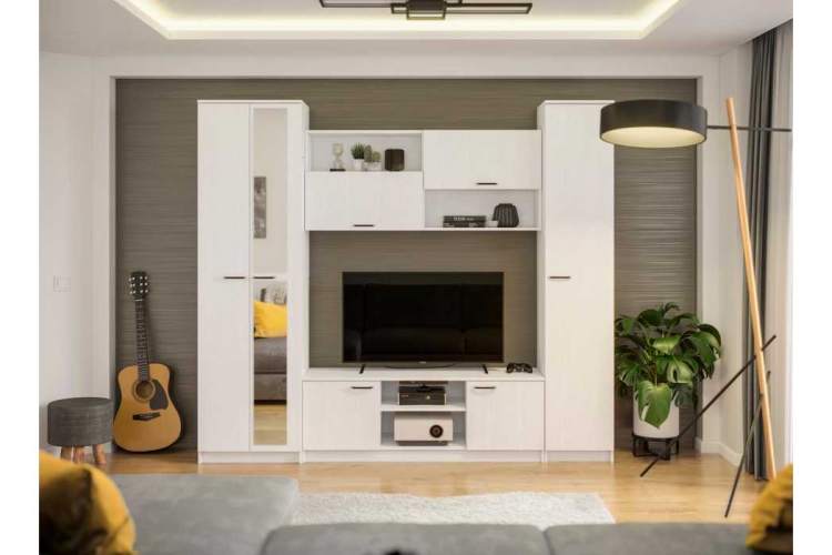 Бертелена белое дерево / белое дерево Готовые гостиные-1