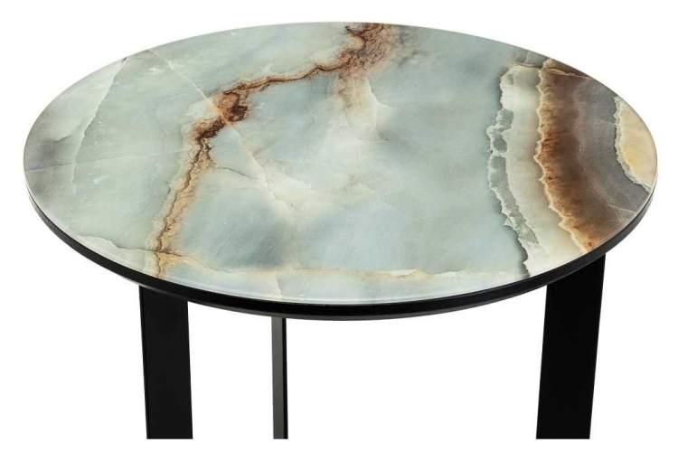 Журнальный стол Роб D-450 голубой мрамор-2