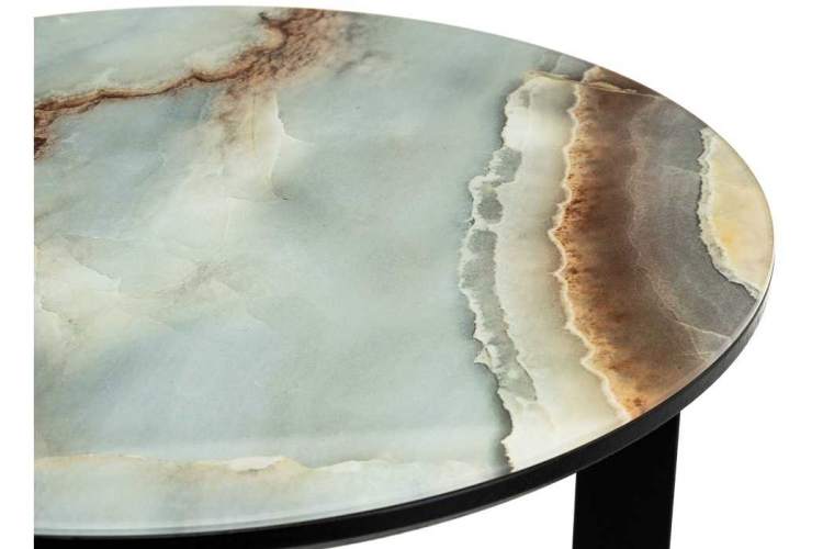 Журнальный стол Роб D-450 голубой мрамор-3