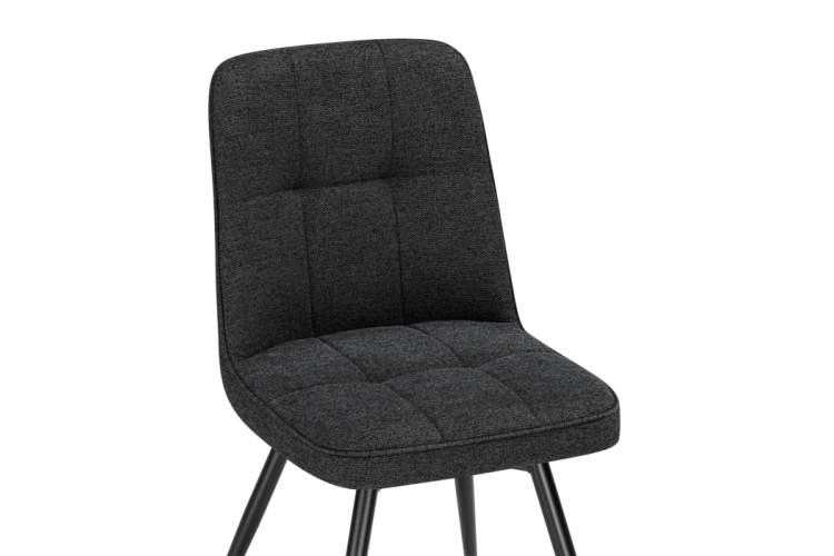 Стул на металлокаркасе Texas 4 поворотный темно-серый / черный-9