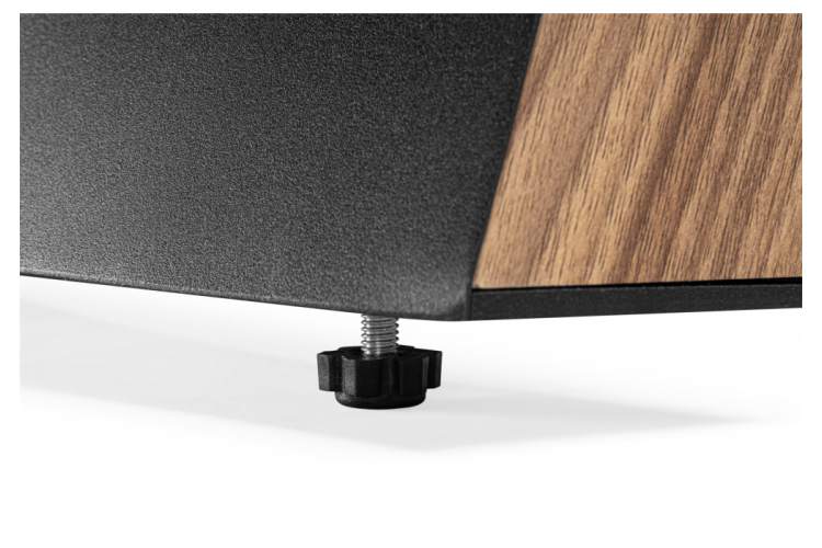 Керамический стол Симмонс 180(260)x90 statuario titan gloss / черный / орех дуб монтана-15