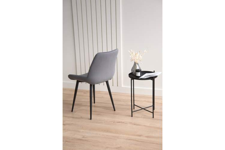 Стул на металлокаркасе Седа темно-серый (zd 995) / черный np-8