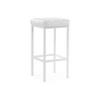 Барный стул Лофт линкольн белый / белый матовый