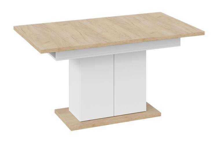 Стол деревянный Детройт Тип 1 белый / дуб крафт золотой-2