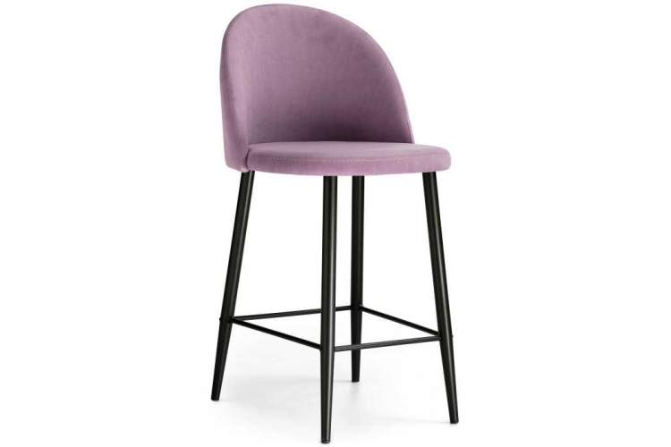 Барный стул Амизуре лавандовый / черный матовый