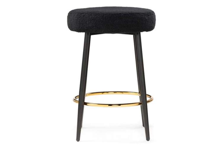 Барный стул Plato black fabric-1