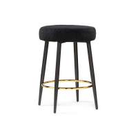 Стул Барный стул Plato black fabric Стул Барный стул Plato black fabric