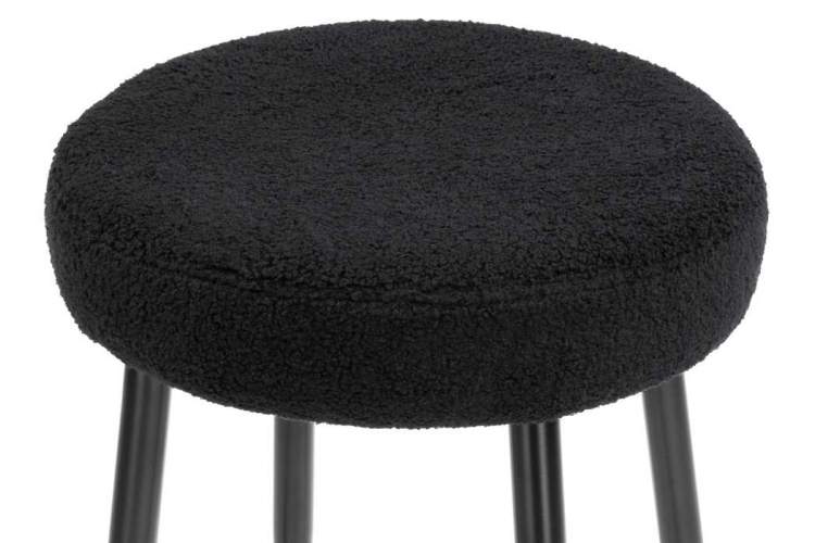 Барный стул Plato black fabric-2