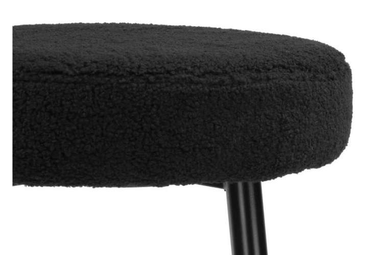 Барный стул Plato black fabric-3