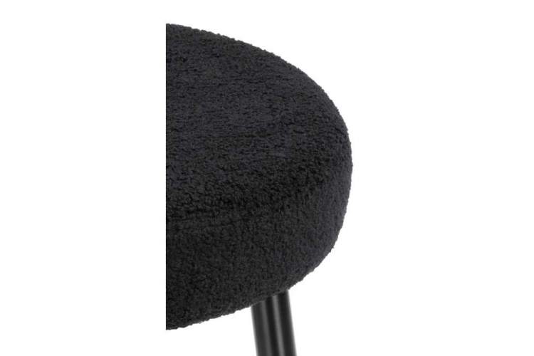 Барный стул Plato black fabric-4