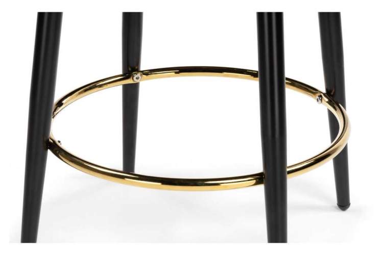 Барный стул Plato black fabric-5