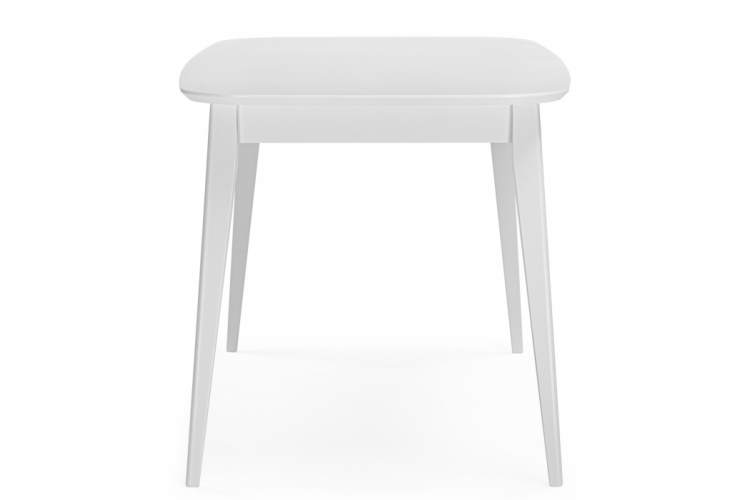 Стол деревянный Адель 145(190)x80 белый матовый-7