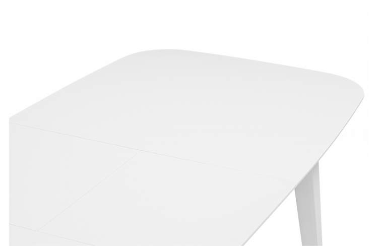 Стол деревянный Адель 145(190)x80 белый матовый-12