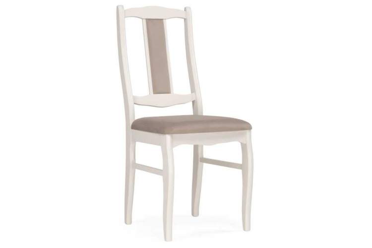 Стул деревянный Киприан бежевый / молочный