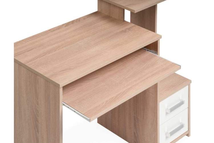 Джаз-24 правый дуб сонома Компьютерный стол-3