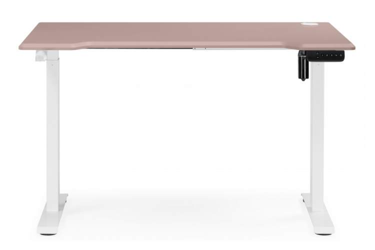 Компьютерный стол Маркос 120х75 розовый / белый-7