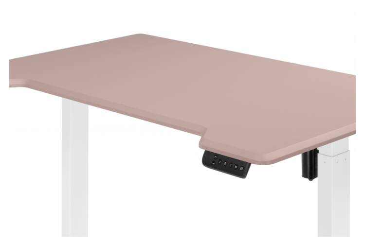 Компьютерный стол Маркос 120х75 розовый / белый-11