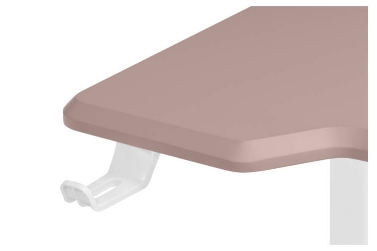 Компьютерный стол Маркос 120х75 розовый / белый-14