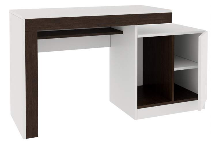 Компьютерный стол Модена белый / венге-3