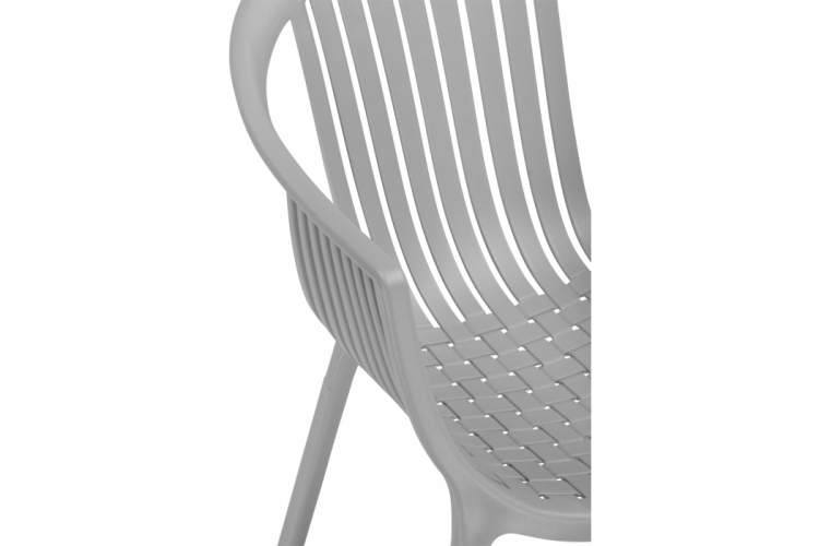 Пластиковый стул Боркас пластик / серый-5
