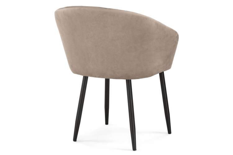 Стул на металлокаркасе Корсо бежевое / черное-4