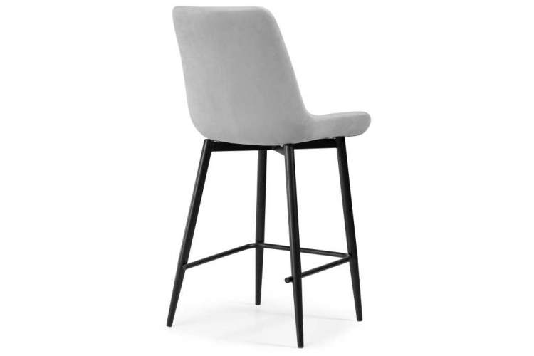Барный стул Алст К светло-серый / черный-3