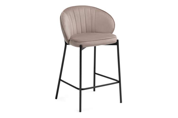 Барный стул Нейл латте / черный