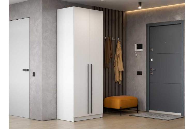 Шкаф Бирма ШК-800 белое дерево / белое дерево-4