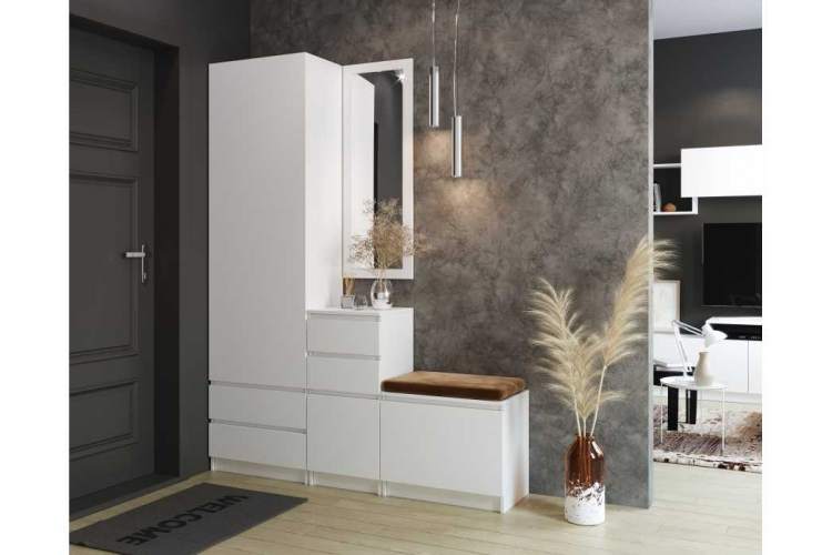 Шкаф Мадера белый-2