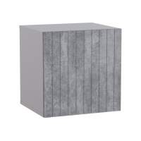 Шкаф Эннис белый / бетон светлый