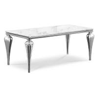 Vase белый Стол стеклянный