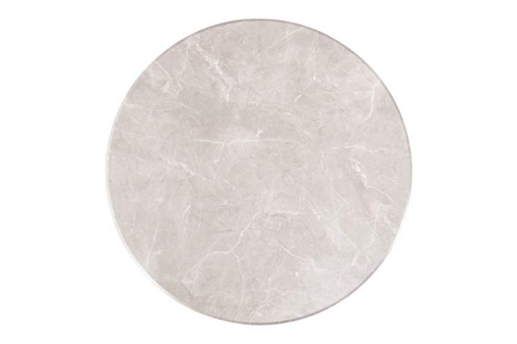 Стол деревянный Абилин 90 мрамор светло-серый / черный матовый-5