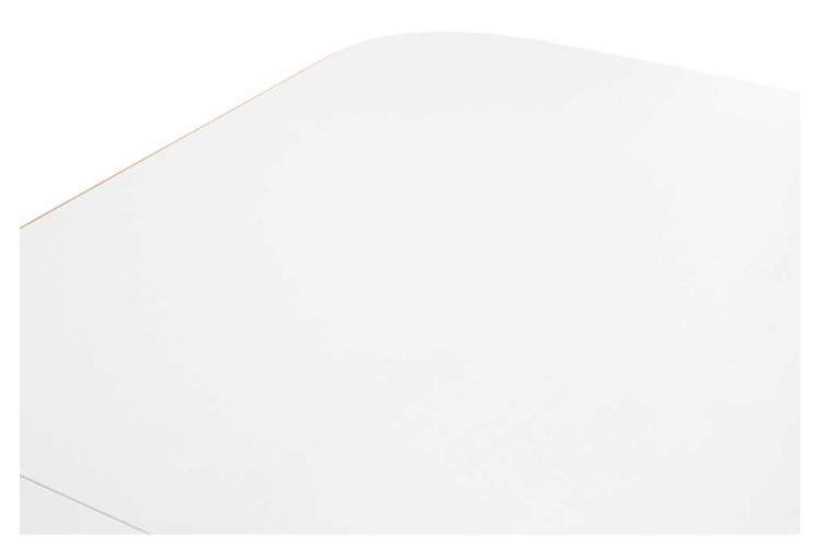 Стол деревянный Бевье молочный / золото-9