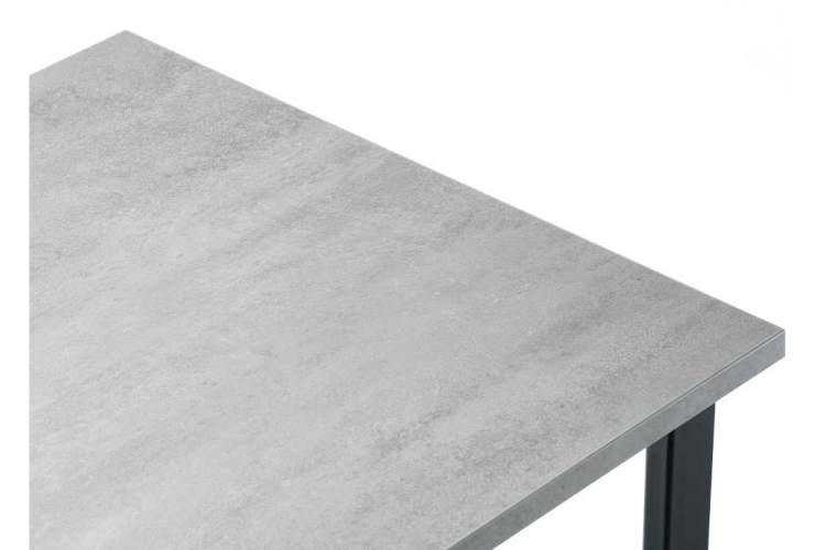 Стол деревянный Лота Лофт 120 25 мм бетон / черный матовый-3