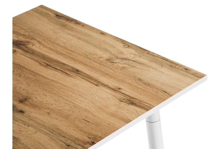 Стол деревянный Энлэй дуб вотан / белый-4