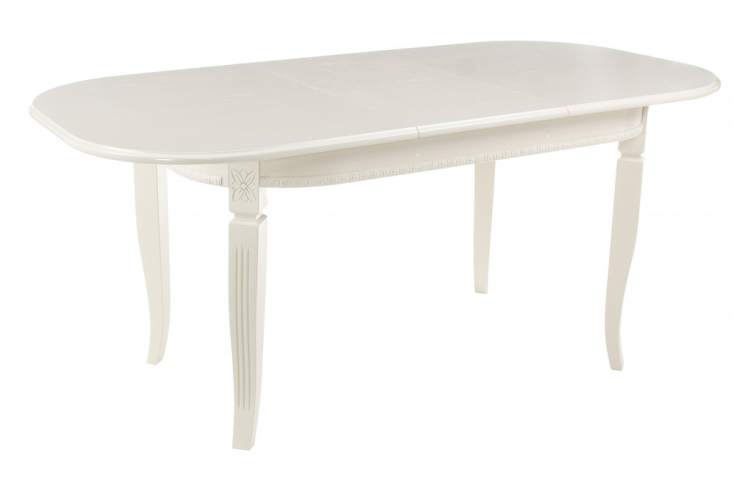 Стол деревянный Romeo молочный без патины-5