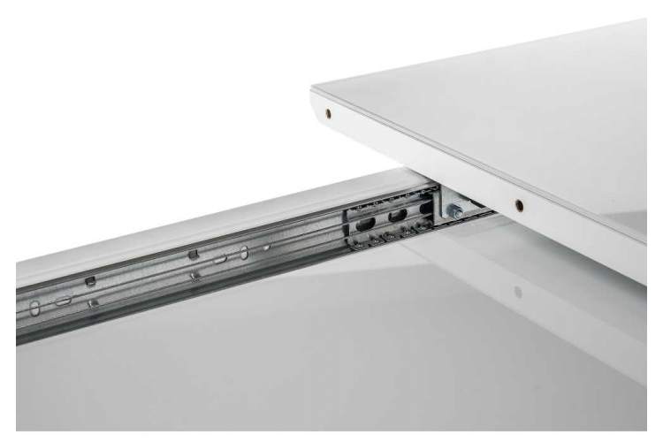 Стол стеклянный Санса белый / белая шагрень-6