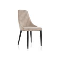 Стул на металлокаркасе Kora бежевый