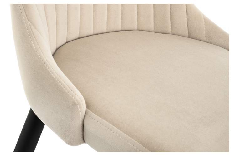 Стул на металлокаркасе Kora бежевый-4