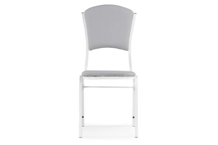 Стул на металлокаркасе Арналд светло-серый / белый-2