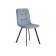 Стул на металлокаркасе Bruk light blue / black