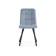 Стул на металлокаркасе Bruk light blue / black