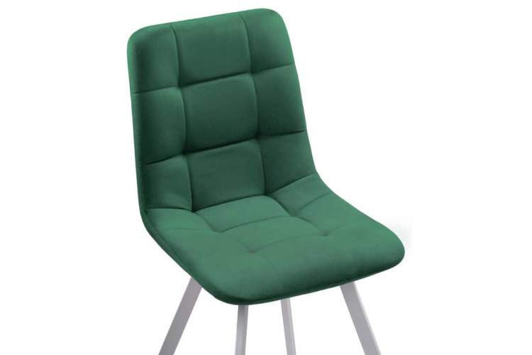 Стул на металлокаркасе Чилли зеленый / белый-4