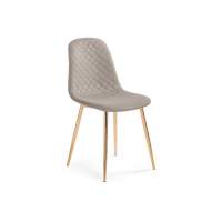 Стул на металлокаркасе Dabl latte / gold стул на металлическом каркасе